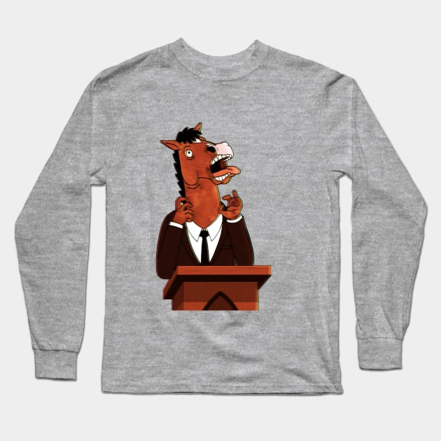 Bojack Long Sleeve T-Shirt by theurelernesto